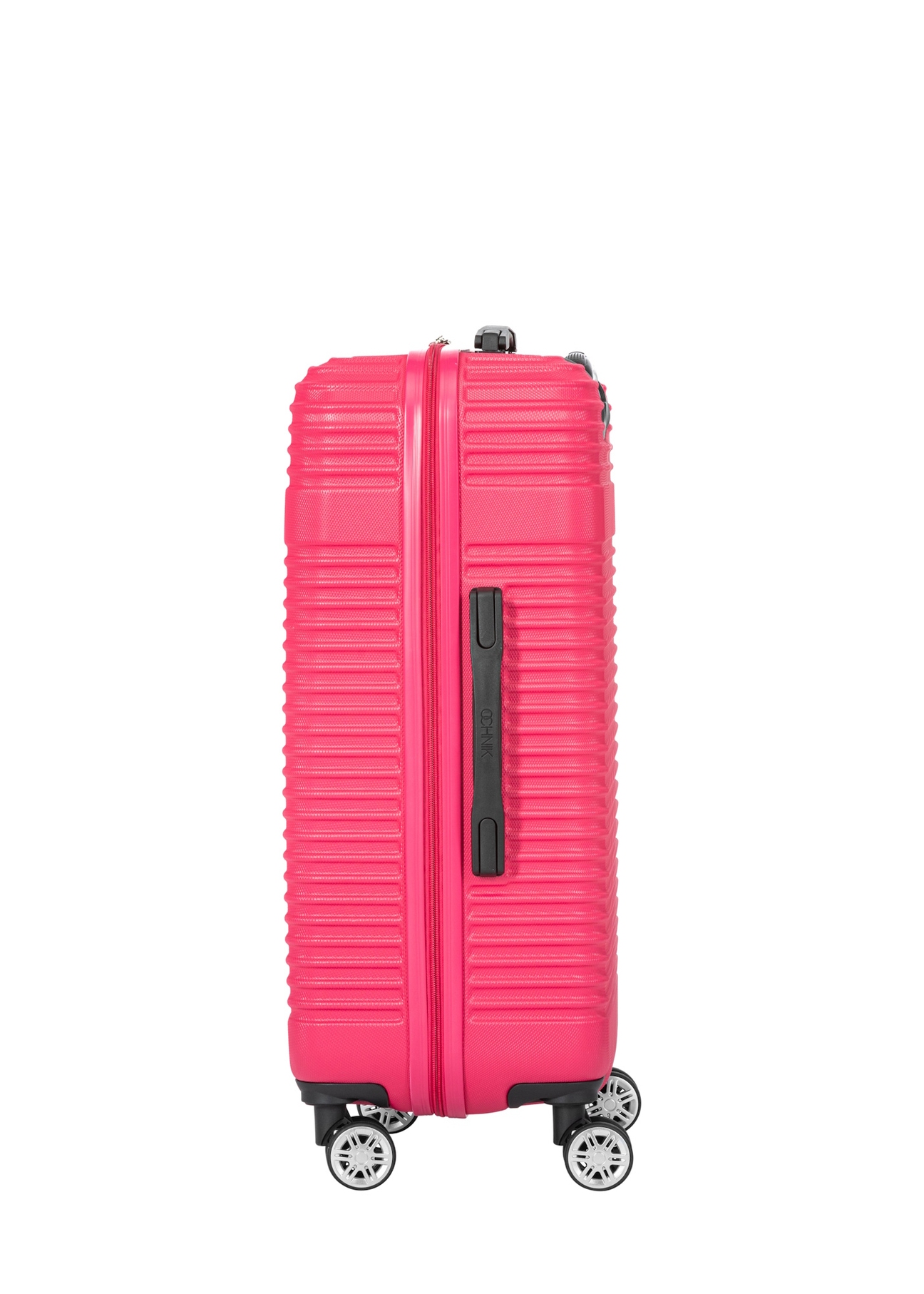 Komplet walizek na kółkach 19'/24'/28' WALAB-0040-5E(W26), widok produktu z boku na białym tle.
