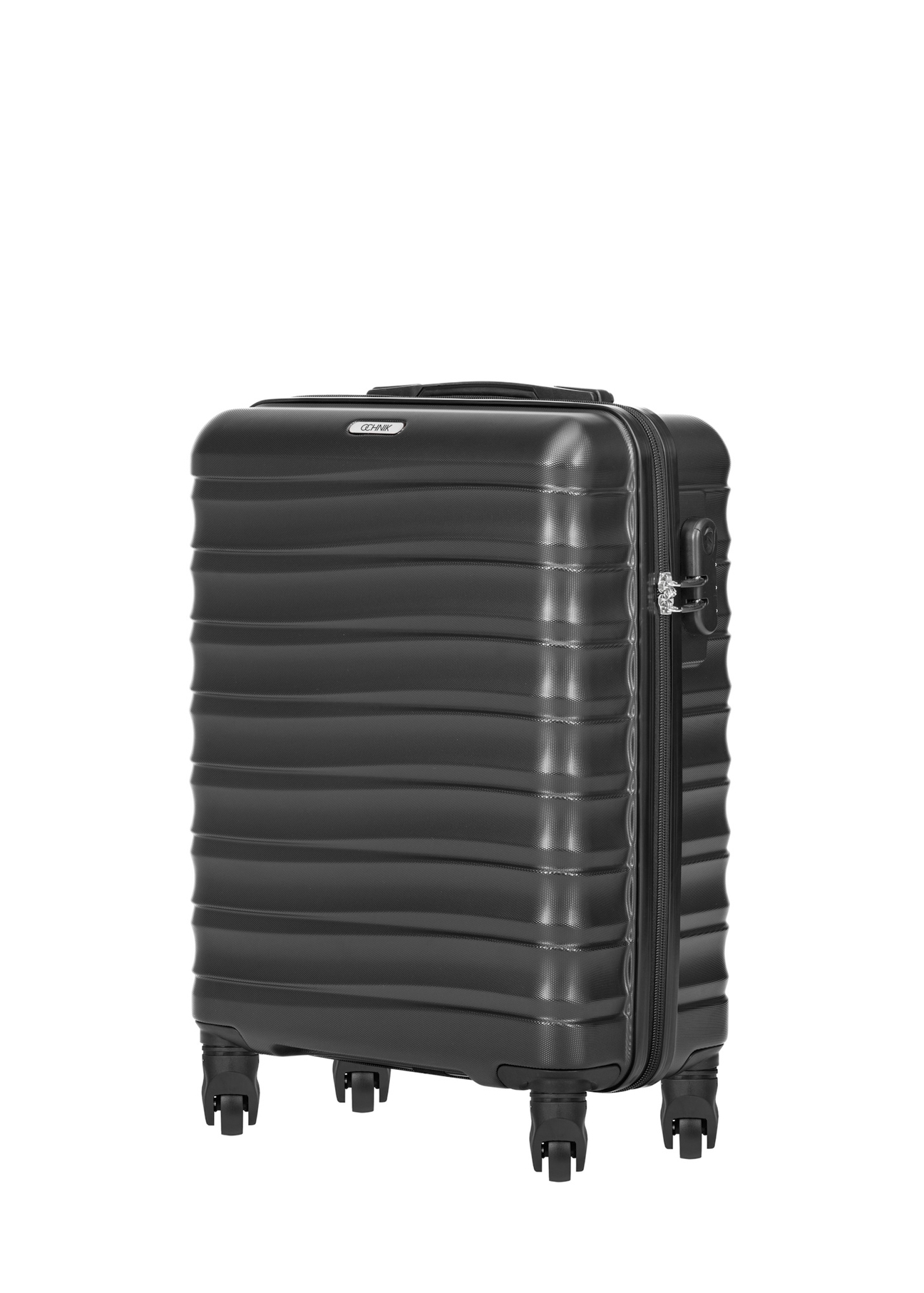 Komplet walizek na kółkach 19'/24'/28' WALAB-0081-99(W26), widok produktu skosem na białym tle.