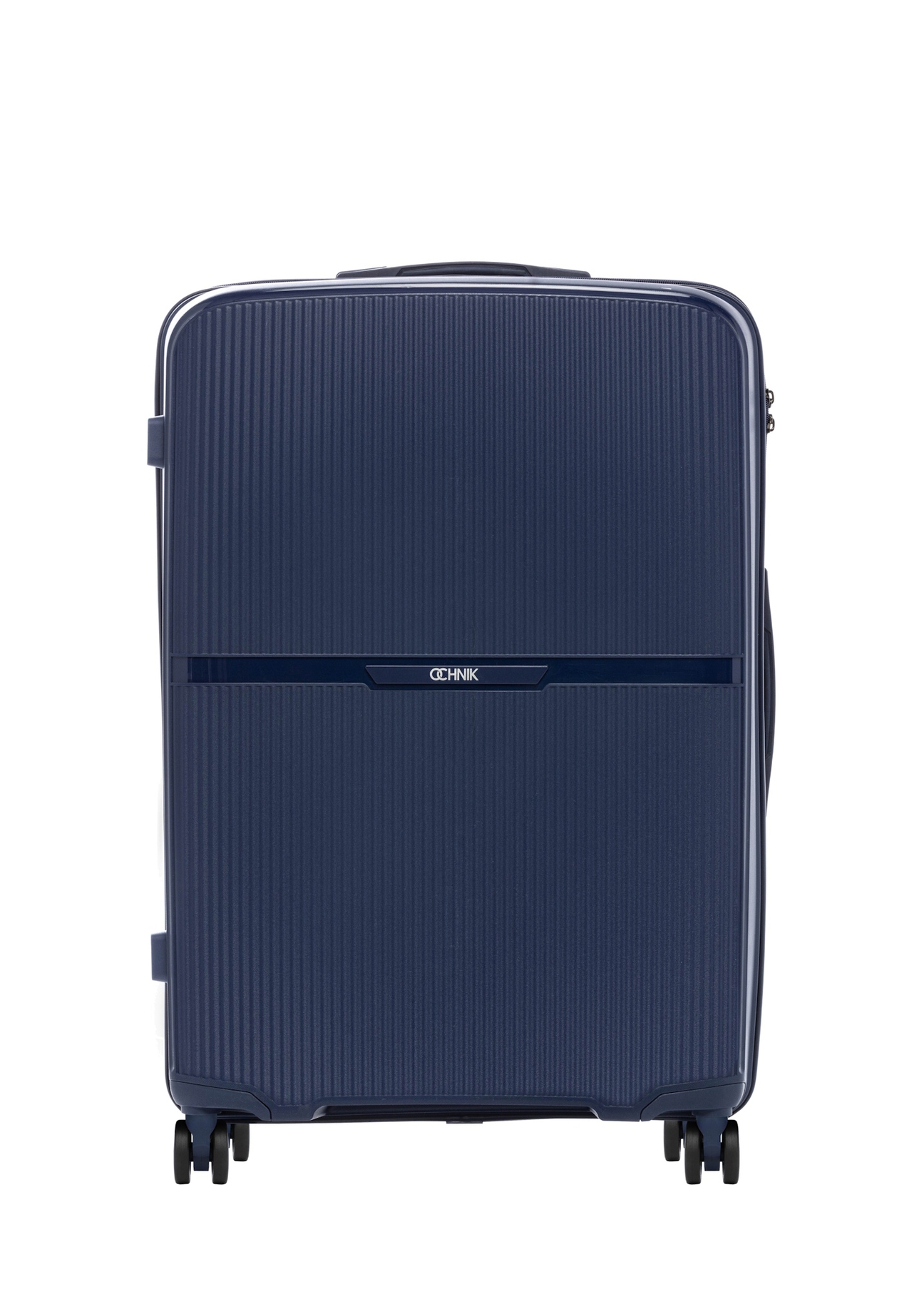 Komplet walizek na kółkach 19"/24"/28" WALPP-0026-7D(W26), widok produktu z przodu na białym tle.