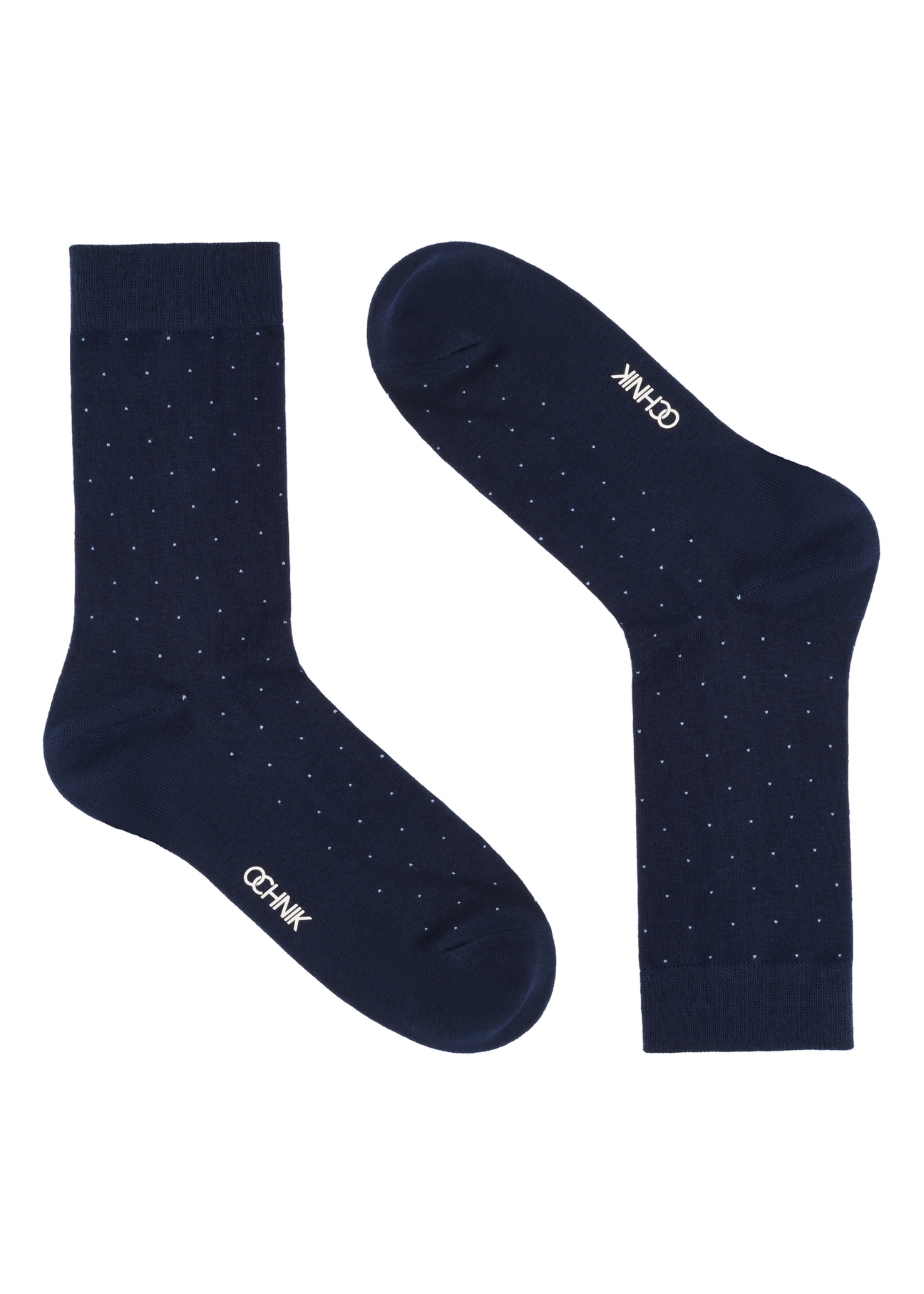 Zestaw długich skarpet męskich ZESMT-0063-00(W26) - widok produktu od góry, na białym tle.
