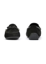 Czarne mokasyny damskie BUTYD-1053A-99(W25)-04