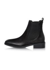 Czarne skórzane buty damskie BUTYD-0936A-98(Z25)