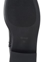 Czarne skórzane botki damskie BUTYD-1033-99(Z23)-04