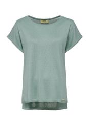 Miętowa bluzka damska oversize BLUDT-0185-53(W25)-05