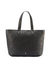 Skórzana czarna torebka shopper damska TORES-1107-99(W25)-01