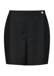 Czarne eleganckie szorty damskie SZODT-0012-99(W25)-04