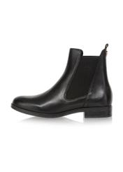 Klasyczne skórzane botki damskie BUTYD-1009-99(Z25)