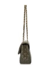 Pikowana torebka khaki na łańcuszku TOREC-0443D-55(W25)-04