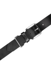 Czarny skórzany pasek męski PASMS-0241-99(Z25)