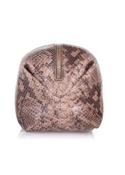 Czarna skórzana kosmetyczka damska croco PORES-0843-31(W23)-03