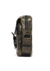 Skórzana zielona torba męska z klapą TORMS-0105C-54(W25)-03