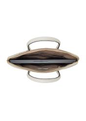 Beżowa damska torba na laptopa z monogramem TOREC-1027-81(W25)-05