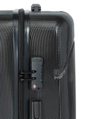 Komplet walizek na kółkach 19'/24'/28' WALPC-0014-99(W26), widok zamka produktu na białym tle.