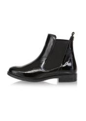 Lakierowane skórzane botki damskie BUTYD-1009-97(Z25)