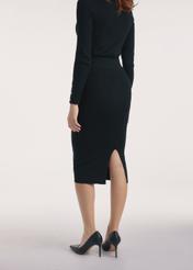 Czarna spódnica damska midi SPCDT-0094-99(Z25)