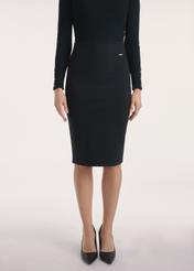 Czarna ołówkowa spódnica damska SPCDT-0092-99(Z25)