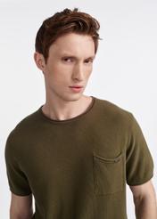 Bawełniany przewiewny t-shirt męski TSHMT-0122-55(W25)-03