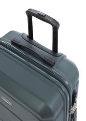 Walizka mała na kółkach WALAB-0077-8C-19(W26), widok rączki produktu na białym tle.