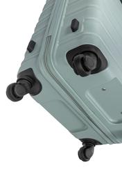 Walizka średnia na kółkach WALAB-0081-8F-24(W26), widok kółek produktu na białym tle.