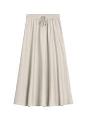 Beżowa spódnica midi SPCDT-0125-1A(W26)