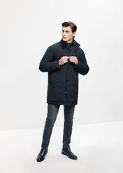 Czarna kurtka zimowa męska KURMT-0336-99(Z24)