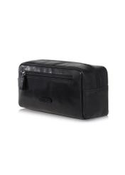 Skórzana czarna kosmetyczka męska TORMS-0106C-99(W25)-02