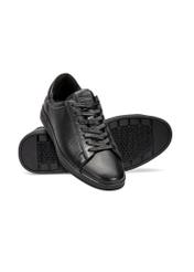 Czarne skórzane buty męskie BUTYM-0490-99(W25)-05
