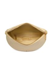 Pikowana jasnożółta nerka damska TOREC-0878-2A(W26)