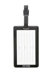 Identyfikator do bagażu AW-012-0016-0P(W26), widok produktu z tyłu na białym tle.