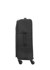 Komplet walizek na kółkach 19"/24"/28" WALNY-0045-99(W26), widok produktu z boku na białym tle.