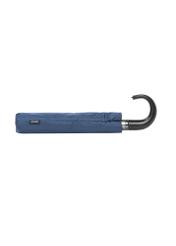 Granatowy parasol męski PARSM-0002-7E(W26), widok złożonego produktu na białym tle.