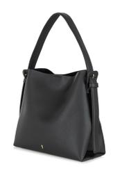 Czarna shopperka z imitacji skóry TOREC-0903-99(W24)-02