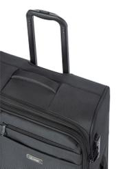 Komplet walizek na kółkach 19"/24"/28" WALNY-0048-99(W26), zbliżenie na rączkę produktu na białym tle.