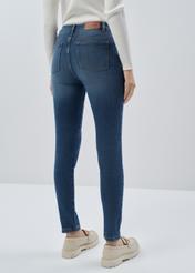 Granatowe spodnie jeansowe damskie JEADT-0010-69(Z23)-02