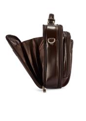 Brązowa skórzana męska torba na laptopa TORMS-0482-89(Z25), widok produktu od boku na białym tle.-02