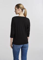 Czarna bluzka damska BLUDT-0156-99(W25)-03