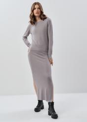 Długa spódnica z rozcięciem SPCDT-0078-91(Z23)-02