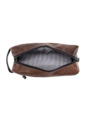 Brązowa skórzana kosmetyczka męska TORMS-0106B-79(Z24)-05