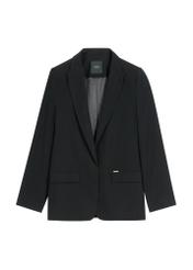 Marynarka damska w kolorze czarnym ZAKDT-0031A-99(W26)