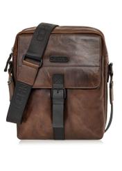 Brązowa skórzana torba męska TORMS-0104B-79(Z24)-01