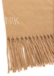 Zimowy szalik damski w kolorze camelowym SZADT-0184-24(Z24)-03