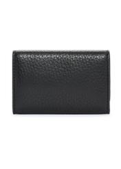 Czarne skórzane etui na klucze damskie PORES-0894F-99(W25)-03