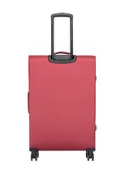 Komplet walizek na kółkach 19"/24"/28" WALNY-0045-4B(W26), widok produktu z tyłu na białym tle.