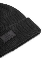Czarna czapka męska CZAMT-0018-99(Z24)
