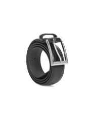 Czarny skórzany pasek męski PASMS-0244-99(Z25)