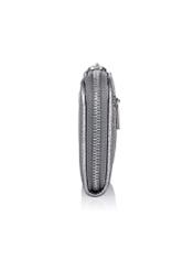 Mały srebrny portfel damski PORES-0838-92(W23)-03