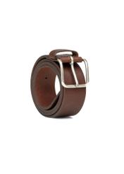 Brązowy skórzany pasek męski PASMS-0277-1I(W26)