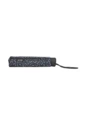 Składany mały parasol damski w kropki PARSD-0036-9P(W26), widok złożonego produktu na białym tle.