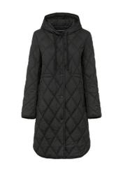 Czarna pikowana kurtka damska KURDT-0579-99(W25)-06