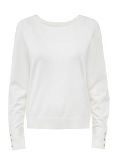 Kremowy sweter damski SWEDT-0211-12(Z25)